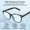 Polarized Bluetooth Smart Glasses w/ Microphone, Speakers, Blue Light Filter, Magnetic Lenses, 5hr Battery, Great for iPhone, Samsung, and Smart Phones